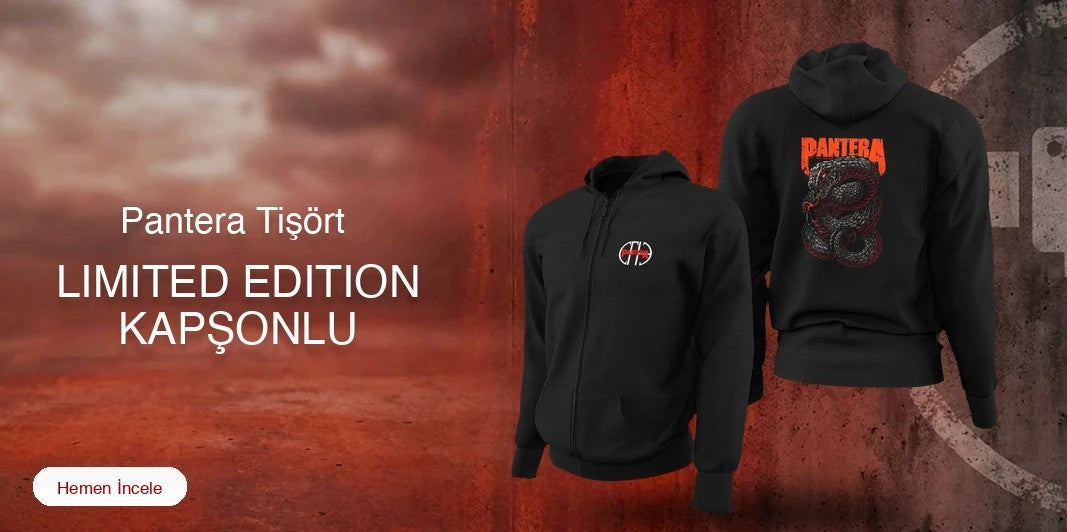 Pantera Limited Edition Kapşonlu Sweatshirt kapak