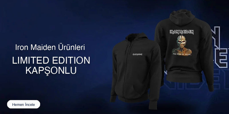 Iron Maiden Limited Edition Kapşonlu Sweatshirt kapak