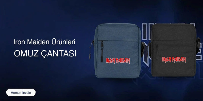 Iron Maiden Omuz Çantası kapak