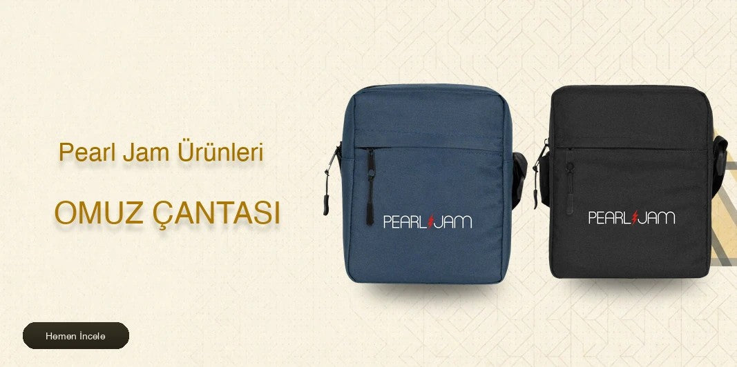 Pearl Jam Omuz Çantası kapak