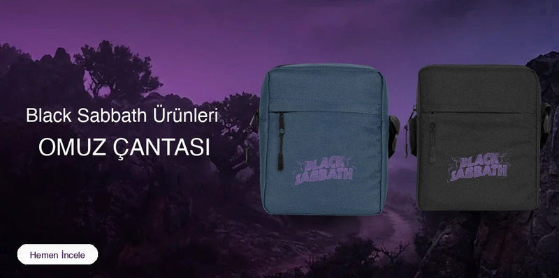 Black Sabbath Omuz Çantası kapak