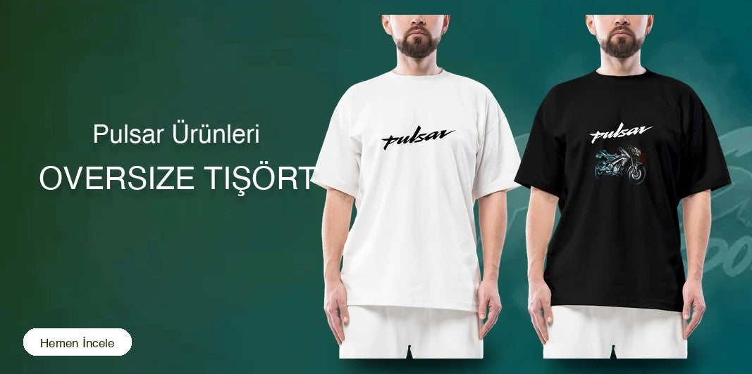 Pulsar Oversize Tişört kapak