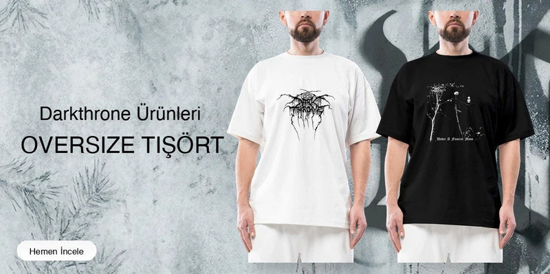 Darkthrone Oversize Tişört kapak