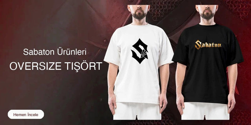 Sabaton Oversize Tişört