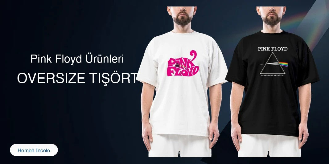 Pink Floyd Oversize Tişört kapak