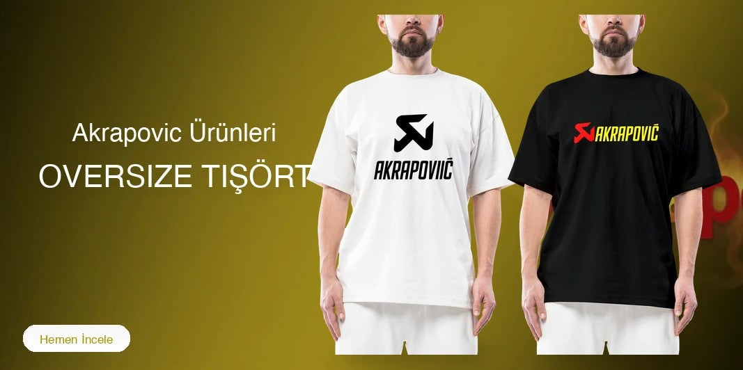 Akrapovic Oversize Tişört kapak