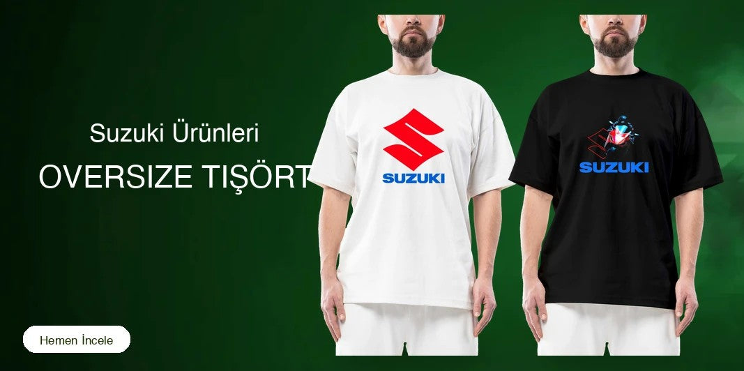 Suzuki Oversize Tişört kapak