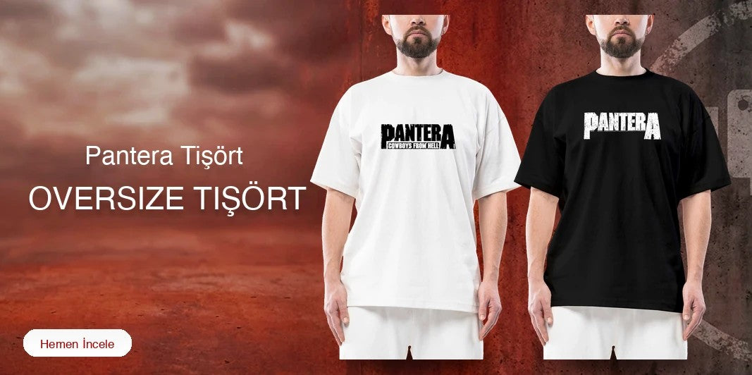 Pantera Oversize Tişört kapak