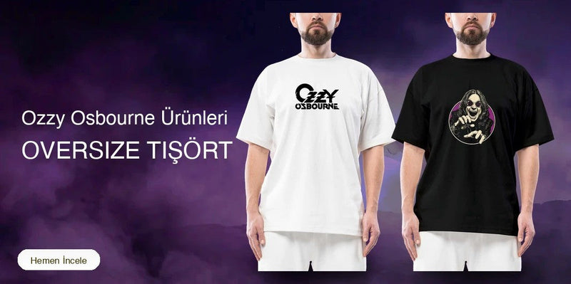 Ozzy Osbourne Oversize Tişört