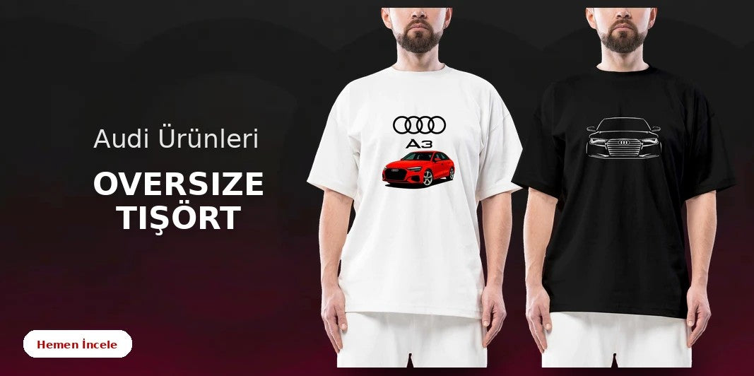 Audi Oversize Tişört kapak