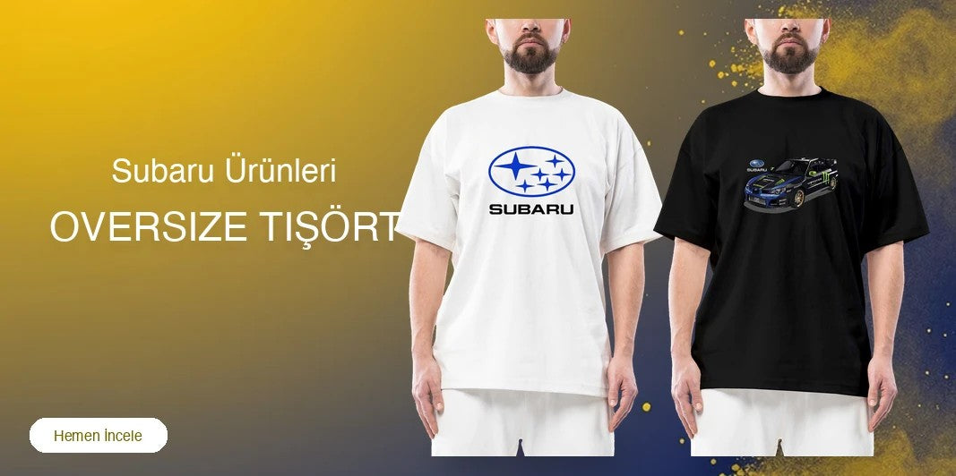 Subaru Oversize Tişört kapak