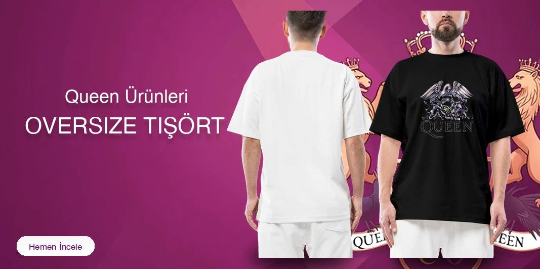 Queen Oversize Tişört kapak