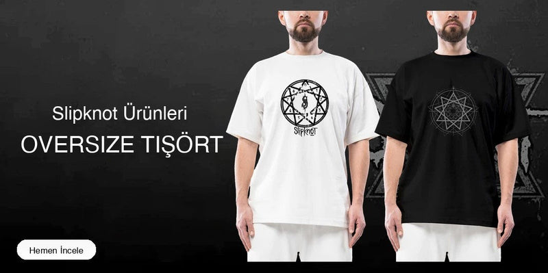 Slipknot Oversize Tişört kapak