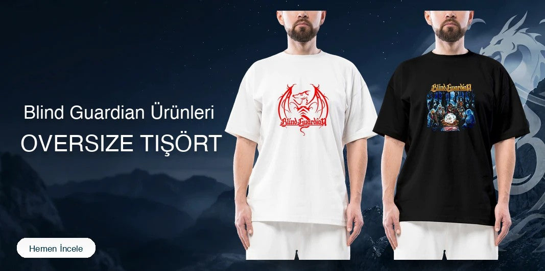 Blind Guardian Oversize Tişört kapak