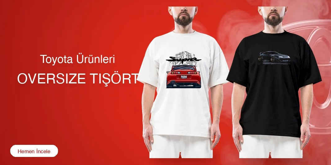 Toyota Oversize Tişört kapak