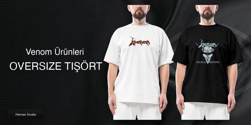 Venom Oversize Tişört kapak