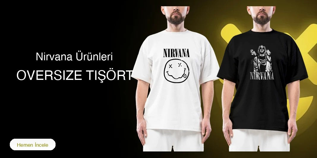 Nirvana Oversize Tişört kapak
