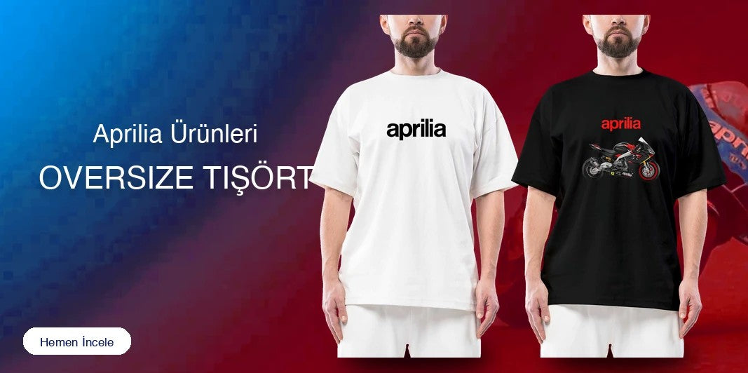 Aprilia Oversize Tişört kapak