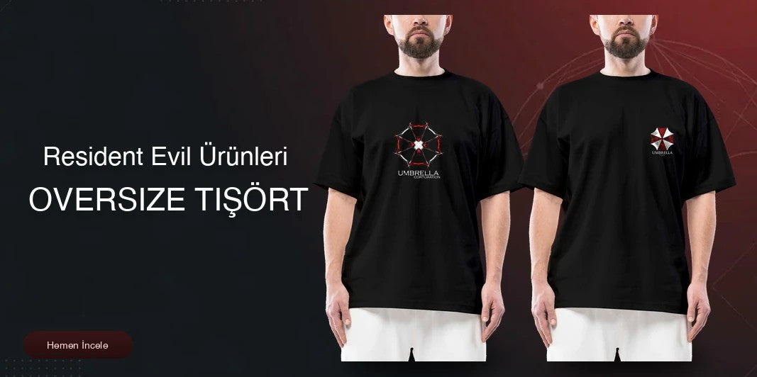 Resident Evil Oversize Tişört kapak