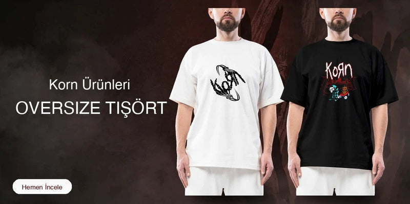 Korn Oversize Tişört