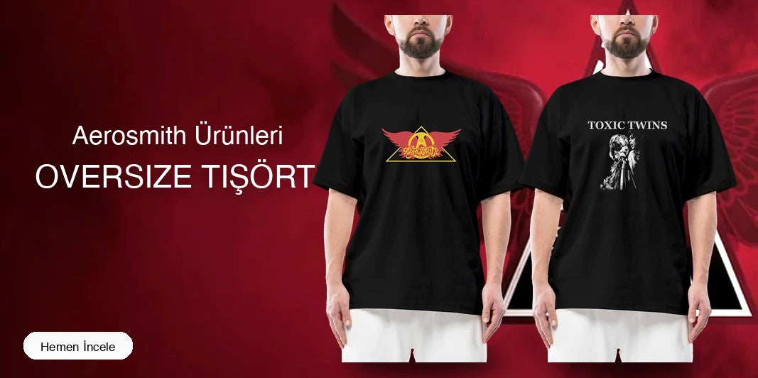 Aerosmith Oversize Tişört kapak
