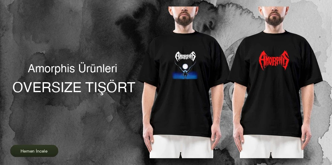 Amorphis Oversize Tişört kapak