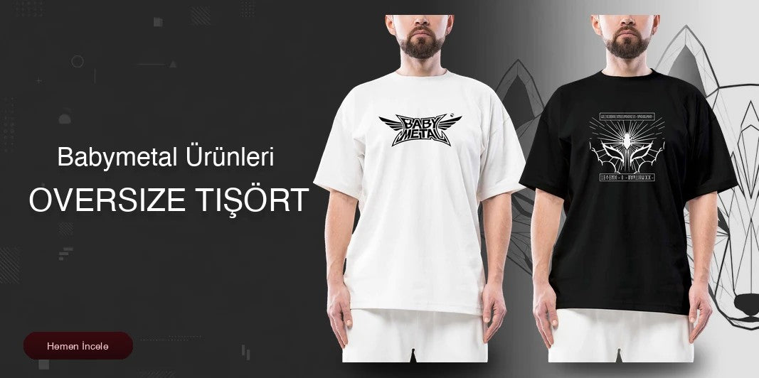 Babymetal Oversize Tişört kapak