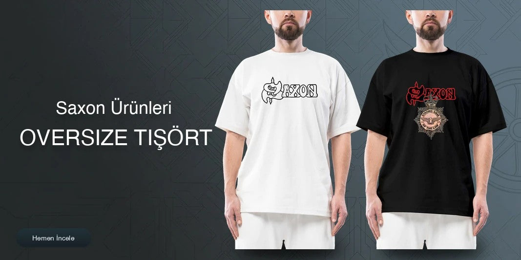 Saxon Oversize Tişört kapak