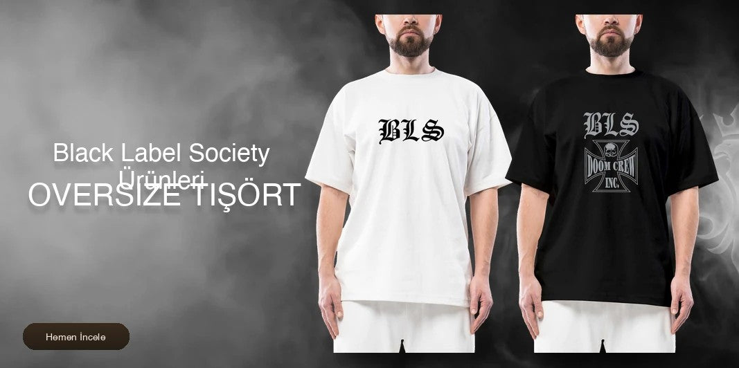 Black Label Society Oversize Tişört kapak