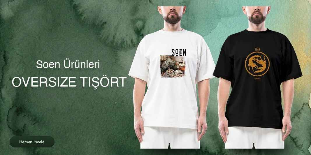 Soen Oversize Tişört kapak