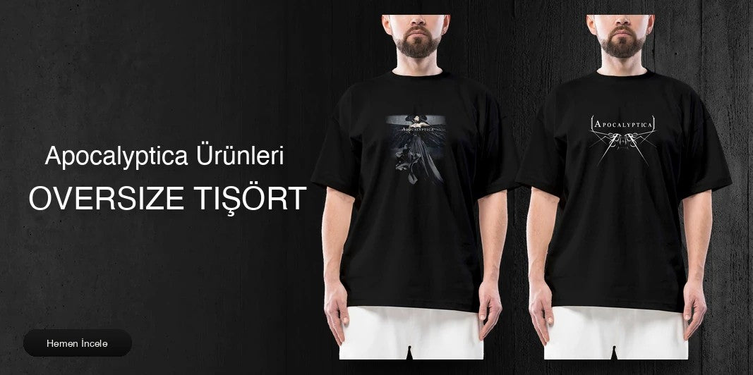 Apocalyptica Oversize Tişört kapak