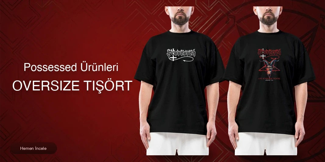 Possessed Oversize Tişört kapak