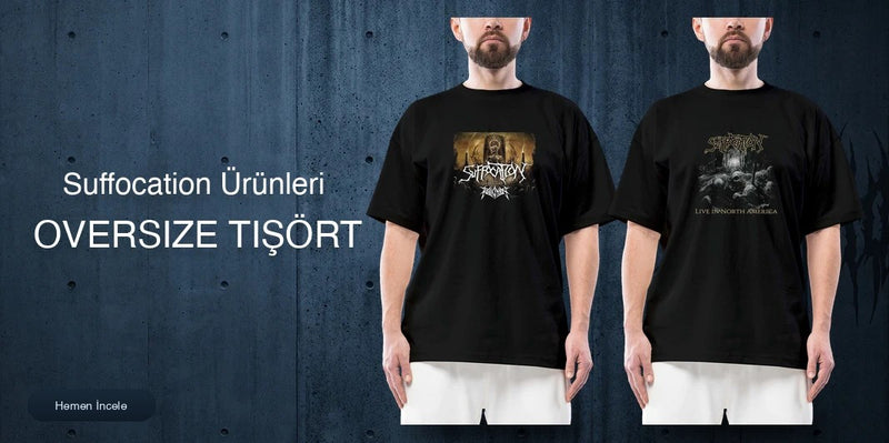Suffocation Oversize Tişört