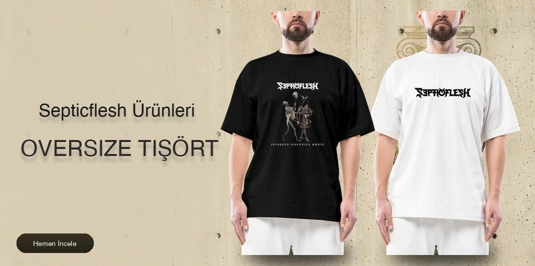 Septicflesh Oversize Tişört kapak