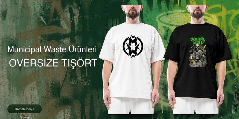Municipal Waste Oversize Tişört