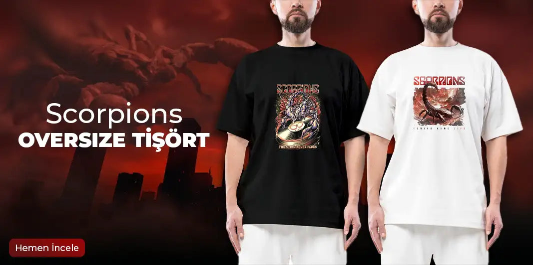 Scorpions Oversize Tişört