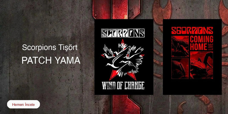 Scorpions Patch Yama kapak
