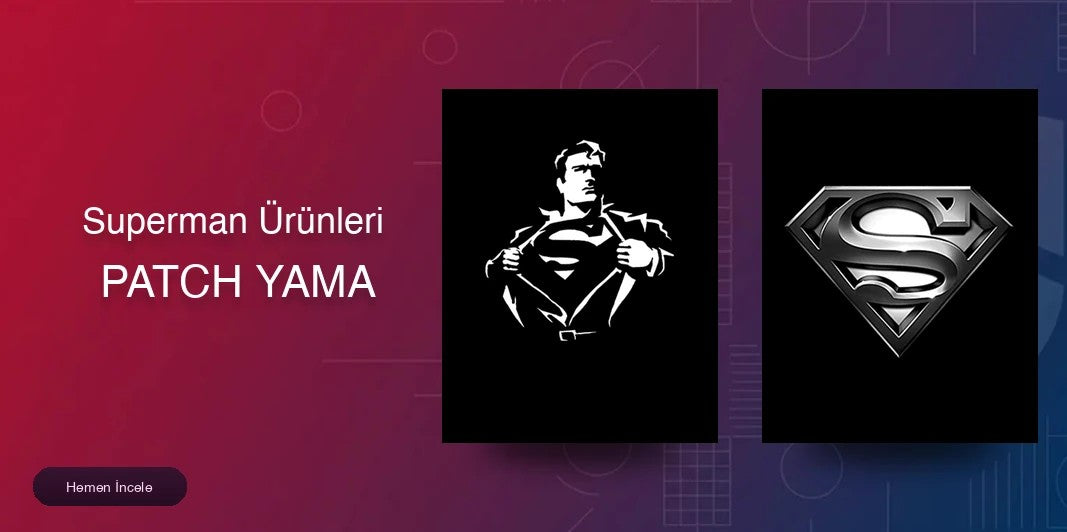 Superman Patch Yama kapak