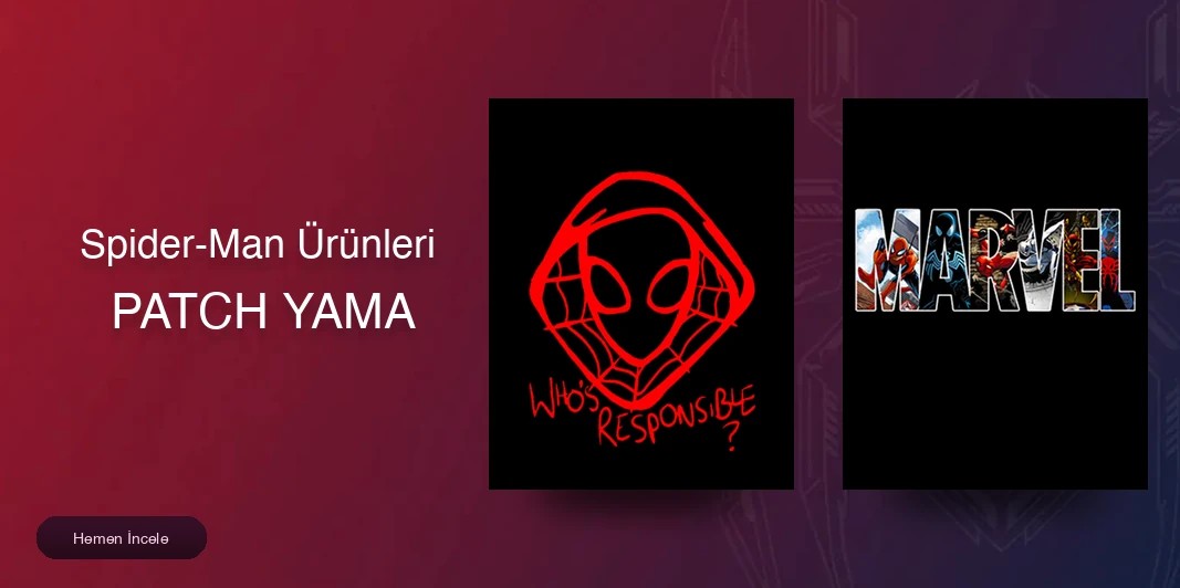 Spider-Man Patch Yama kapak