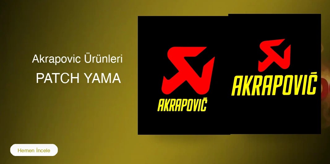 Akrapovic Patch Yama kapak