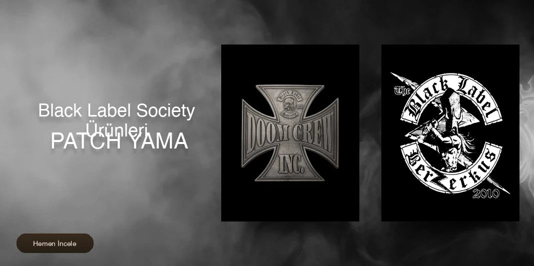 Black Label Society Patch Yama kapak