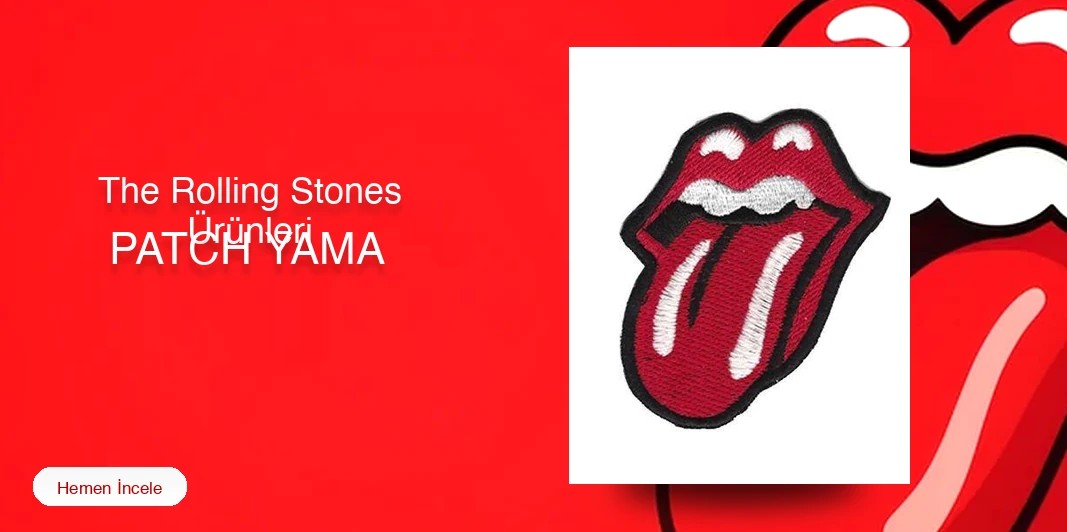 The Rolling Stones Patch Yama kapak