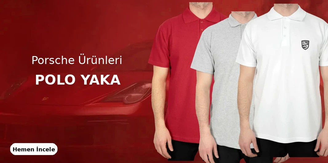 Porsche Polo Yaka Tişört kapak
