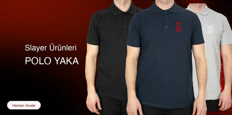 Slayer Polo Yaka Tişört