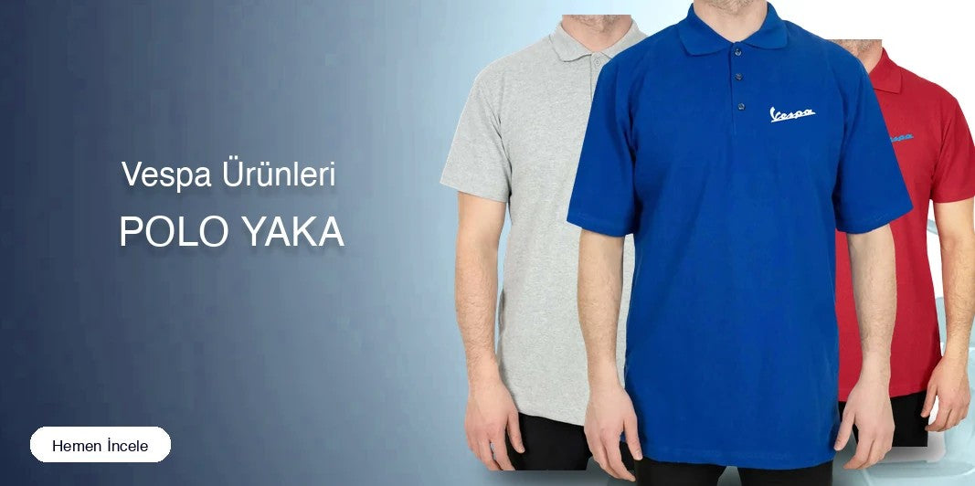 Vespa Polo Yaka Tişört kapak