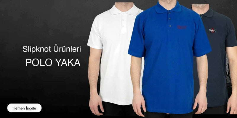 Slipknot Polo Yaka Tişört kapak