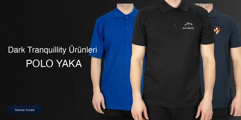 Dark Tranquillity Polo Yaka Tişört
