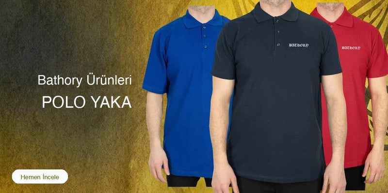 Bathory Polo Yaka Tişört kapak