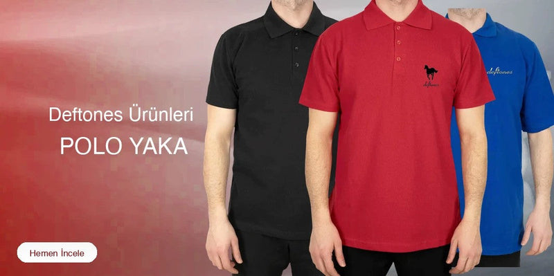 Deftones Polo Yaka Tişört