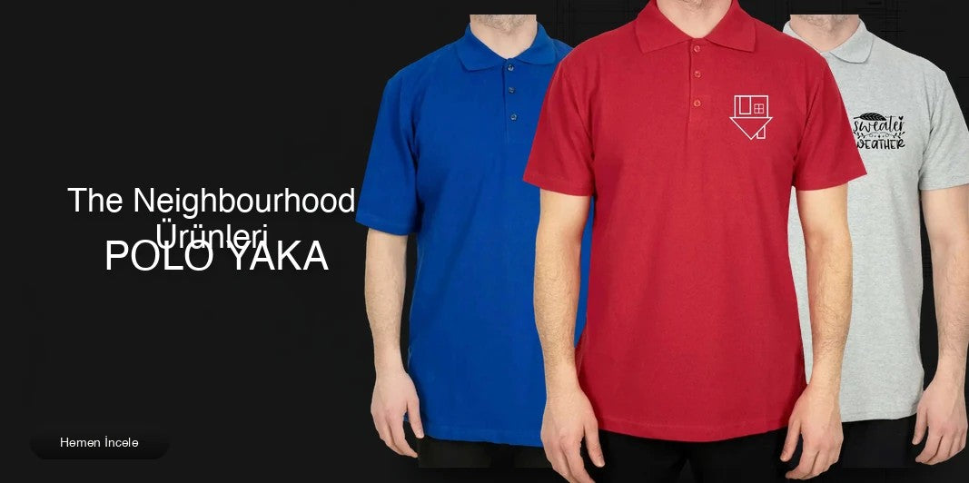 The Neighbourhood Polo Yaka Tişört kapak